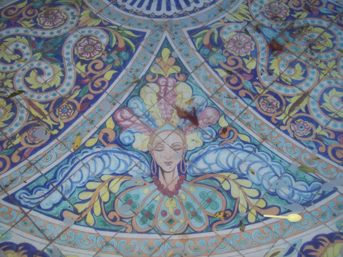 Detalle de la Fuente de las Ranas